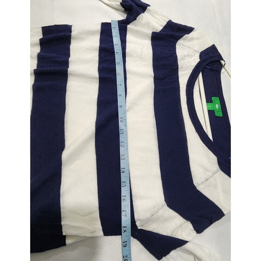 Dip Long sleeve Top Sweater For Women Lightweight Color Blue Navy White - Picture 3 of 11